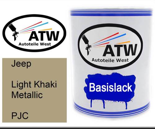 Jeep, Light Khaki Metallic, PJC: 1L Lackdose, von ATW Autoteile West.